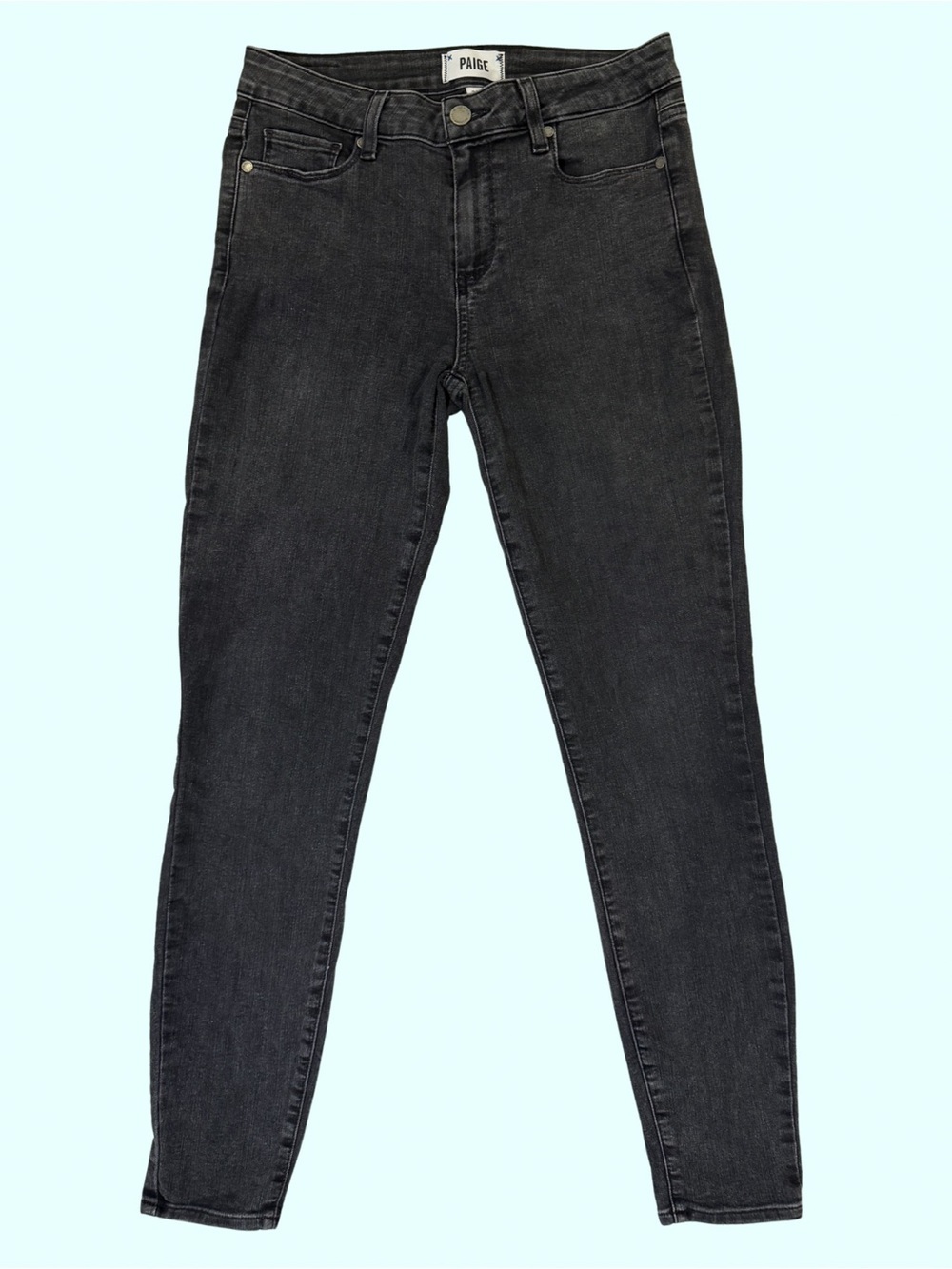 PAIGE Black Skyline Skinny Jeans